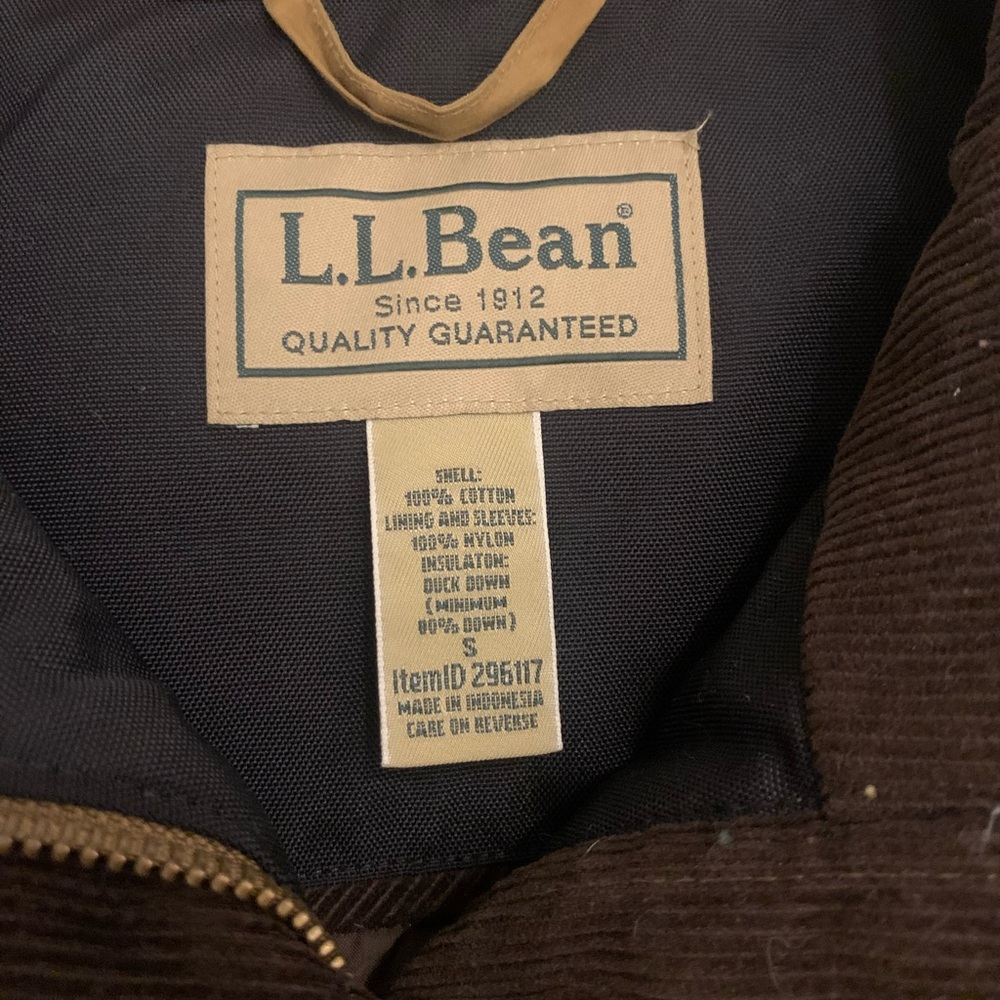 L.L. Bean Upcountry Waxed Vest - Sz Small - Picture 2 of 4